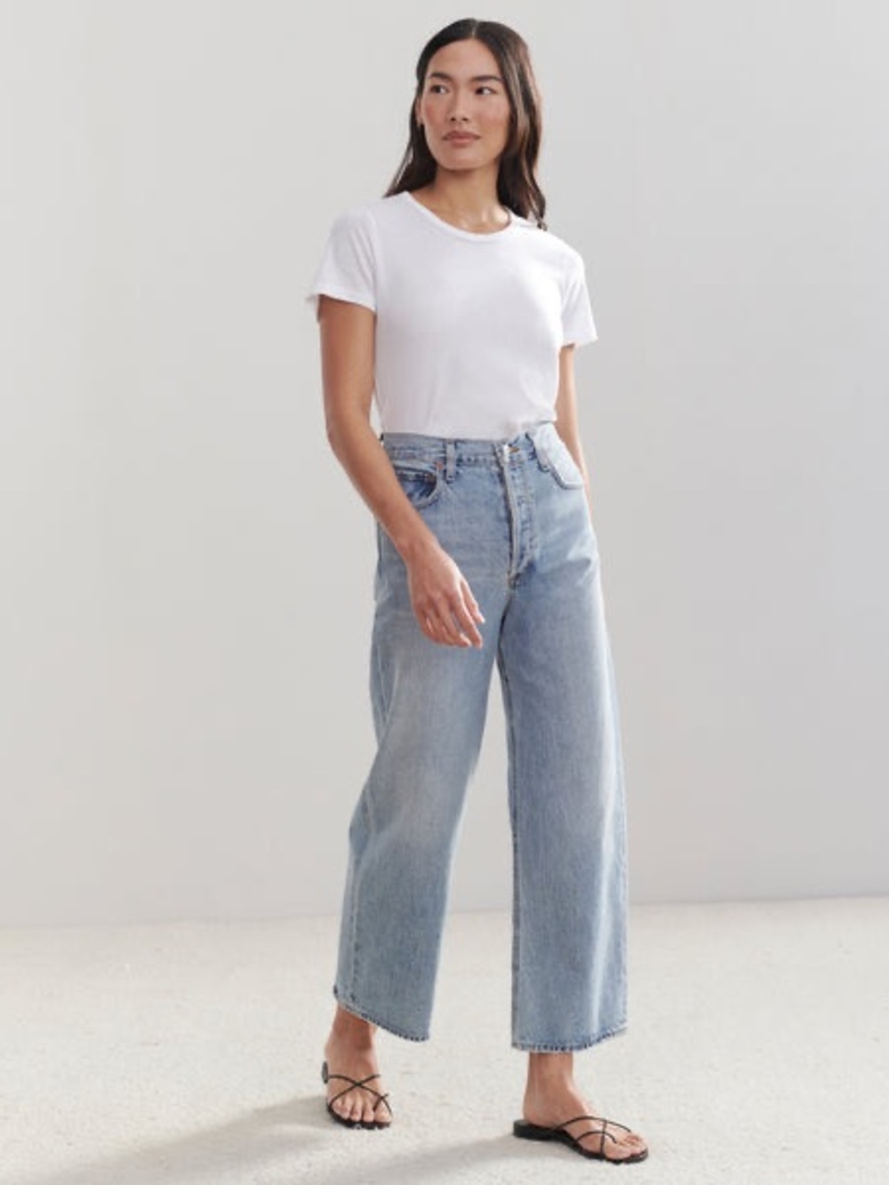 Agolde Ren High-Rise Wide Leg Jeans - Disclosure